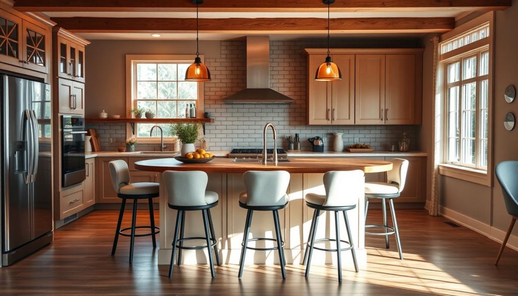 Kitchen Island Seating Comfort Design