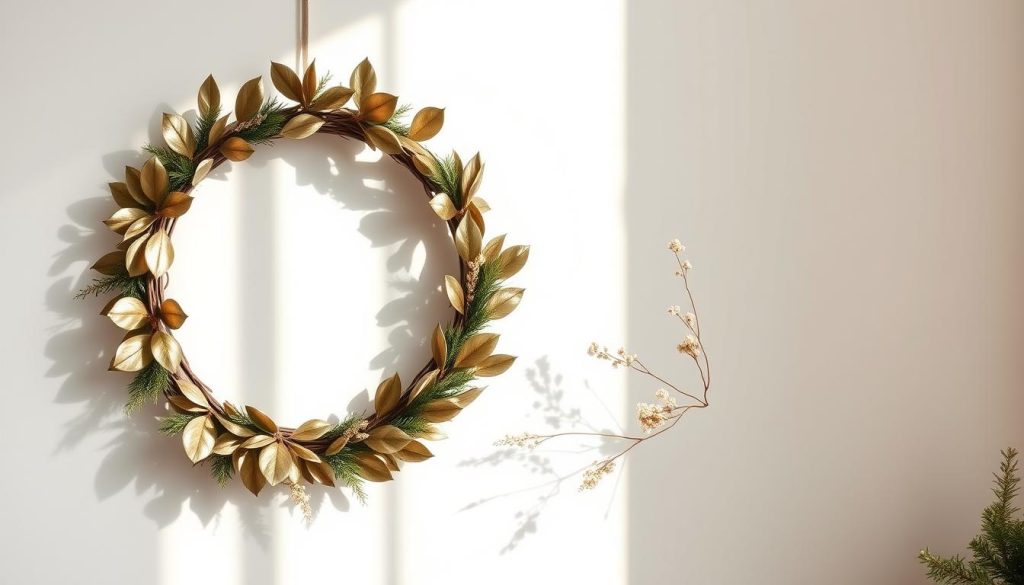 Modern Christmas Wreath Design