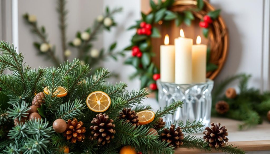 Natural Holiday Decor Elements