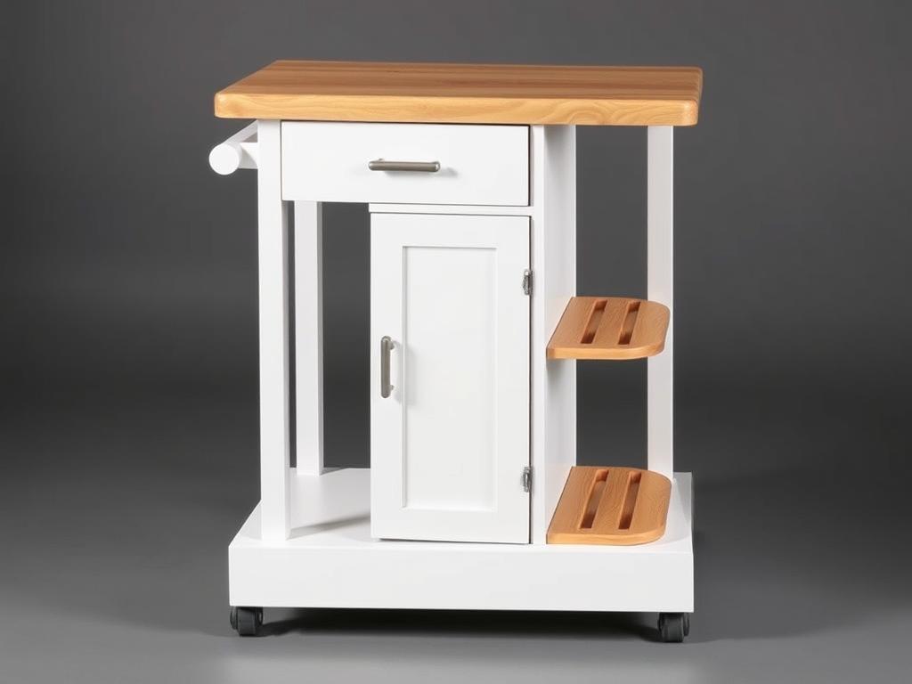 YAHEETECH compact kitchen island cart with drawer and cabinet YAHEETECH compact kitchen island cart with drawer and cabinet