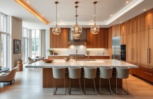 kitchen island with seating